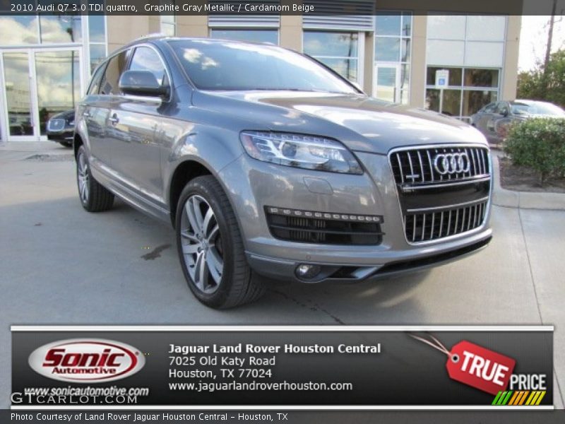 Graphite Gray Metallic / Cardamom Beige 2010 Audi Q7 3.0 TDI quattro
