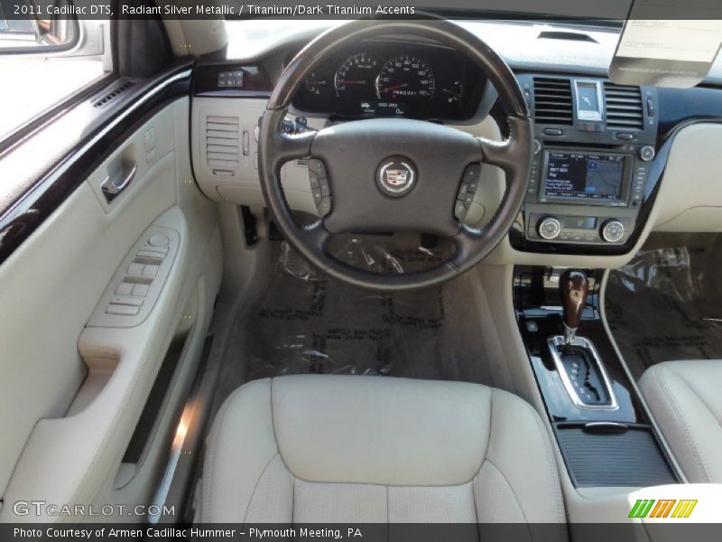 Radiant Silver Metallic / Titanium/Dark Titanium Accents 2011 Cadillac DTS