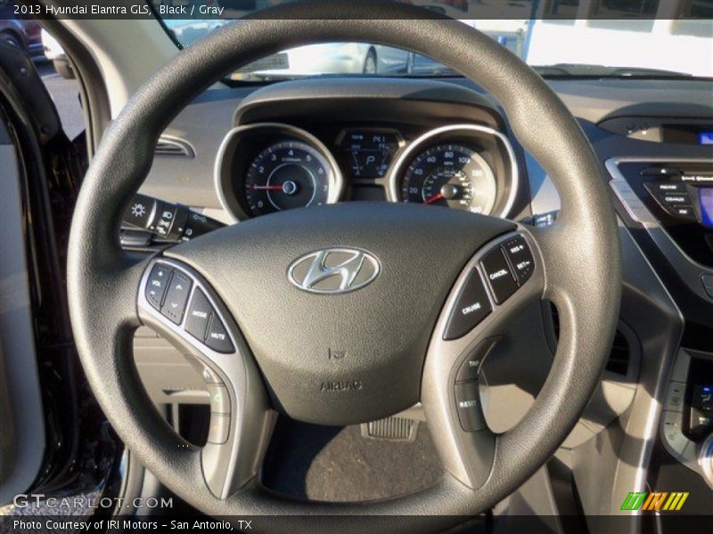 Black / Gray 2013 Hyundai Elantra GLS