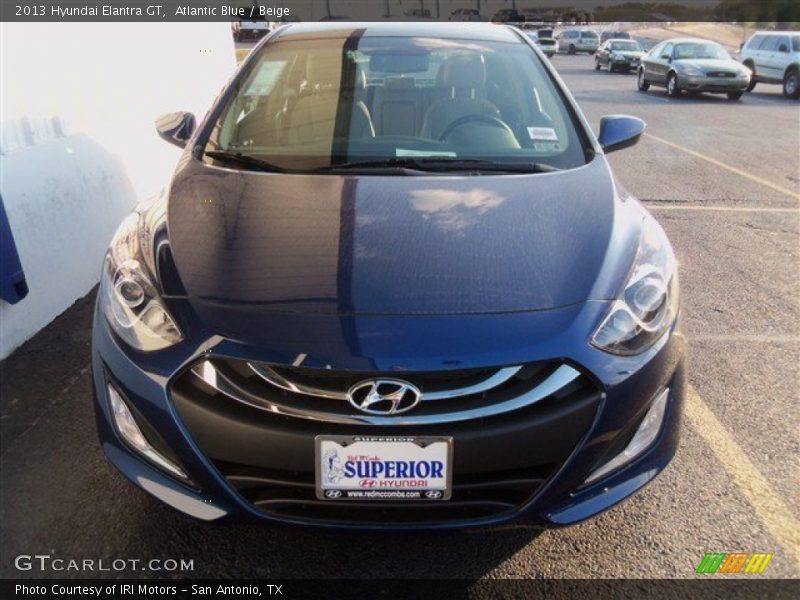 Atlantic Blue / Beige 2013 Hyundai Elantra GT