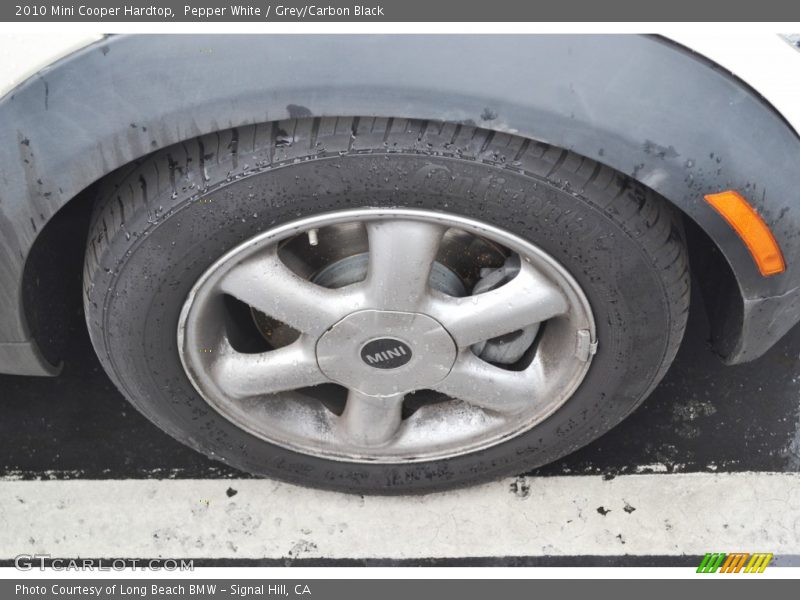 Pepper White / Grey/Carbon Black 2010 Mini Cooper Hardtop