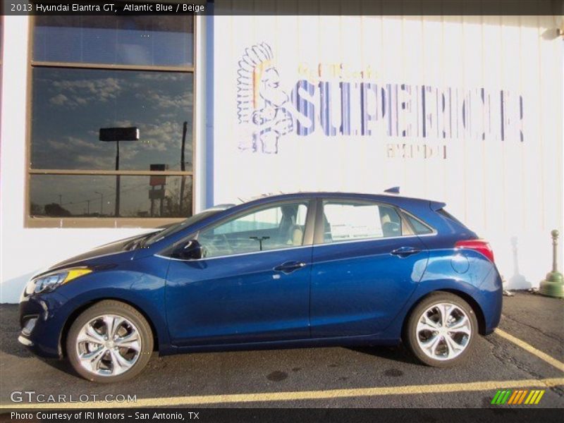 Atlantic Blue / Beige 2013 Hyundai Elantra GT