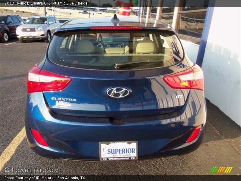 Atlantic Blue / Beige 2013 Hyundai Elantra GT