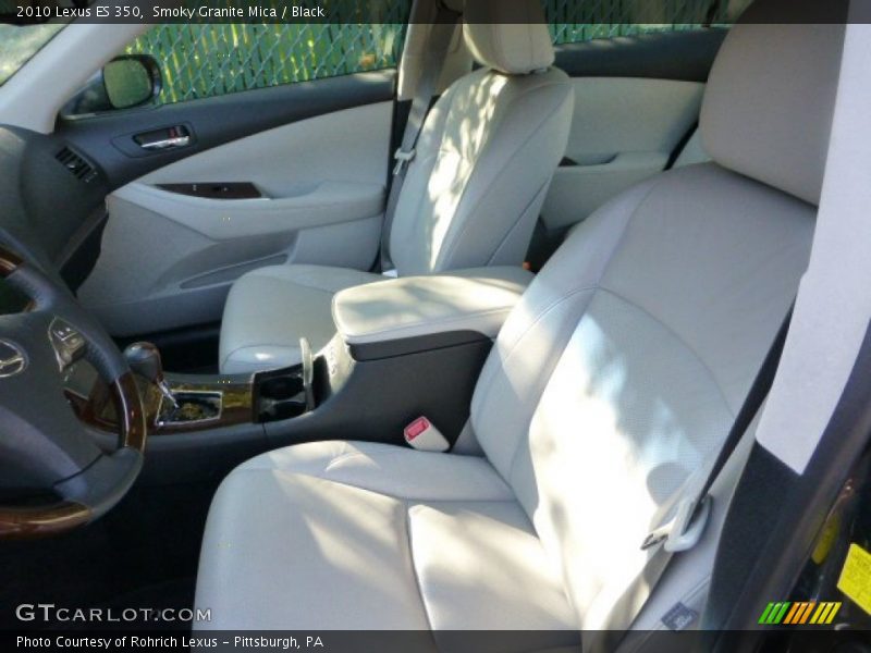 Smoky Granite Mica / Black 2010 Lexus ES 350