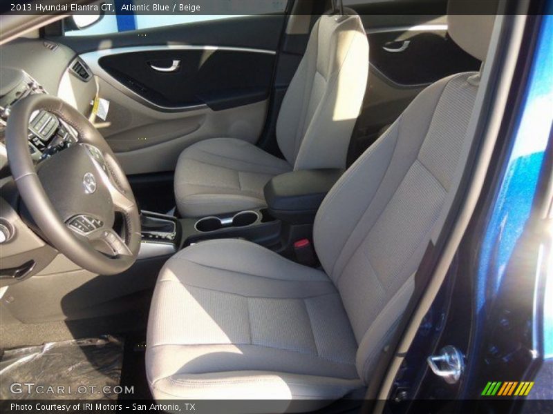 Atlantic Blue / Beige 2013 Hyundai Elantra GT