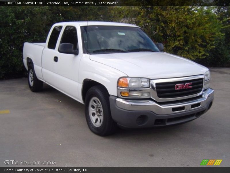 Summit White / Dark Pewter 2006 GMC Sierra 1500 Extended Cab