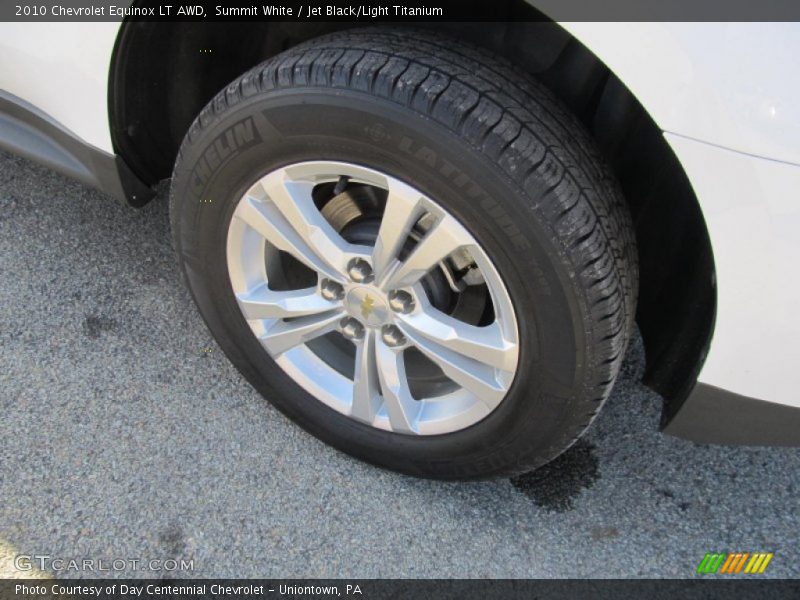 Summit White / Jet Black/Light Titanium 2010 Chevrolet Equinox LT AWD