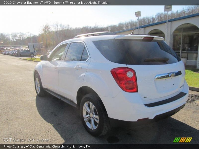 Summit White / Jet Black/Light Titanium 2010 Chevrolet Equinox LT AWD