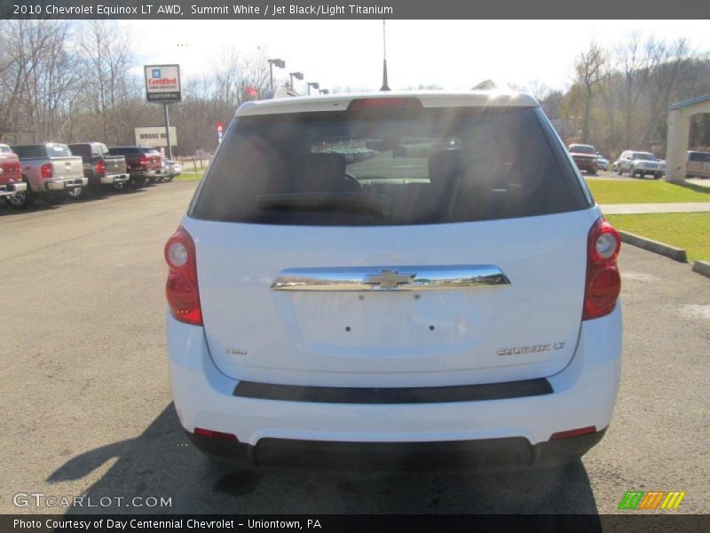 Summit White / Jet Black/Light Titanium 2010 Chevrolet Equinox LT AWD