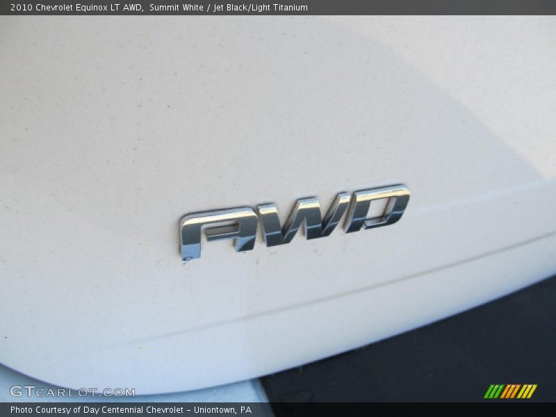 Summit White / Jet Black/Light Titanium 2010 Chevrolet Equinox LT AWD