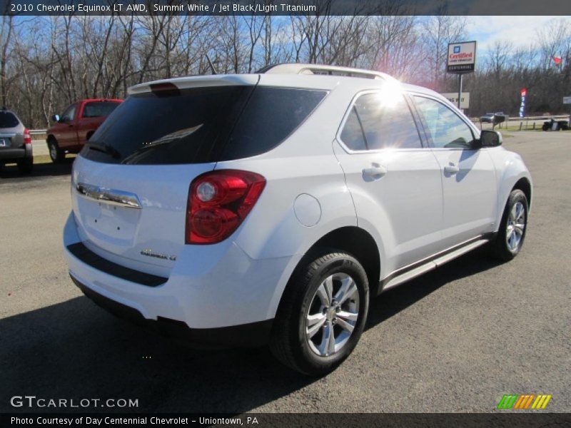 Summit White / Jet Black/Light Titanium 2010 Chevrolet Equinox LT AWD