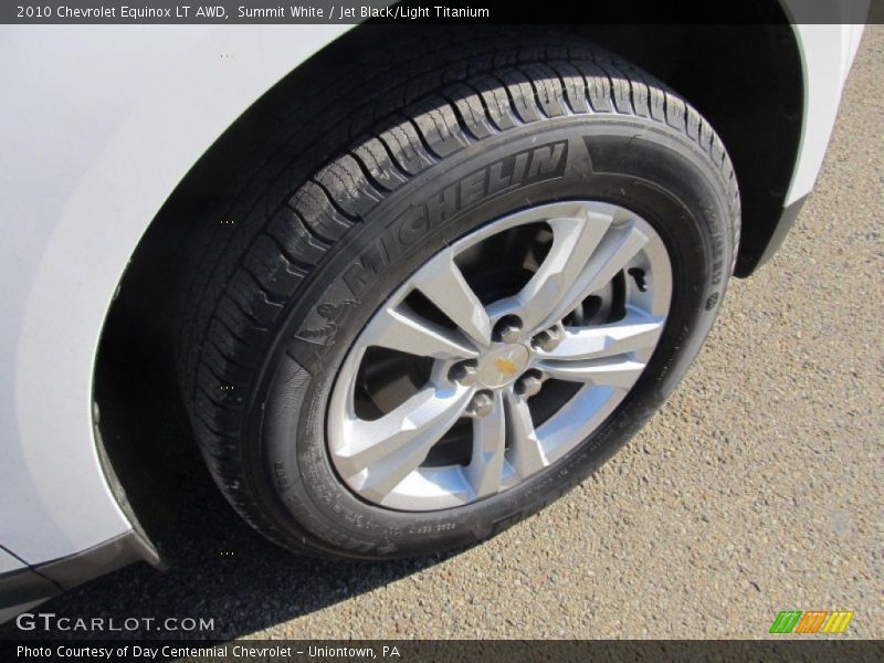 Summit White / Jet Black/Light Titanium 2010 Chevrolet Equinox LT AWD