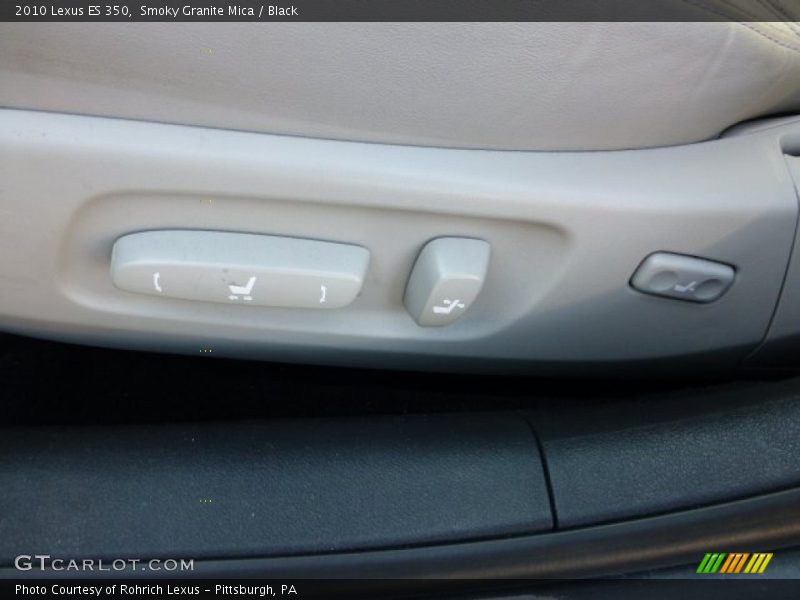 Smoky Granite Mica / Black 2010 Lexus ES 350