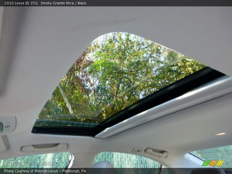 Smoky Granite Mica / Black 2010 Lexus ES 350