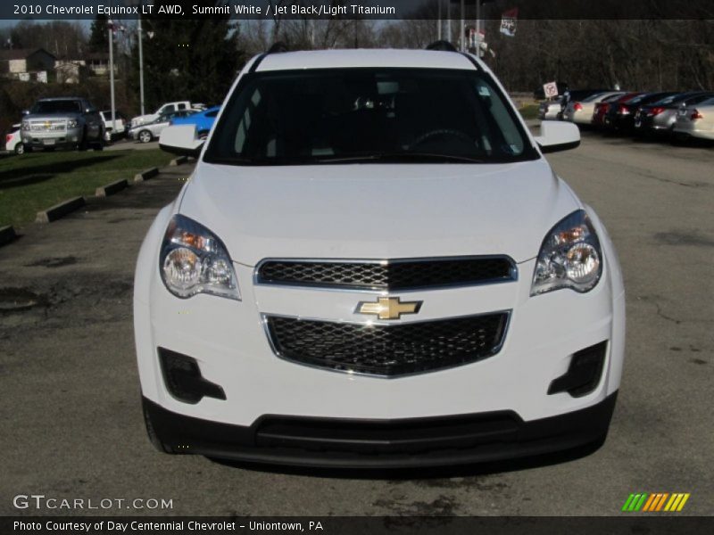 Summit White / Jet Black/Light Titanium 2010 Chevrolet Equinox LT AWD
