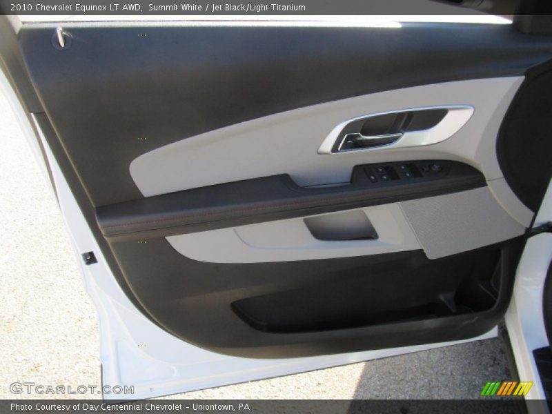 Summit White / Jet Black/Light Titanium 2010 Chevrolet Equinox LT AWD