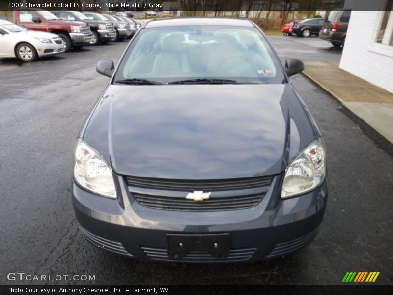 Slate Metallic / Gray 2009 Chevrolet Cobalt LS Coupe