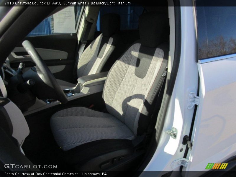 Summit White / Jet Black/Light Titanium 2010 Chevrolet Equinox LT AWD
