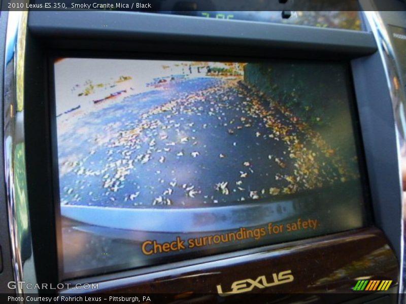 Smoky Granite Mica / Black 2010 Lexus ES 350