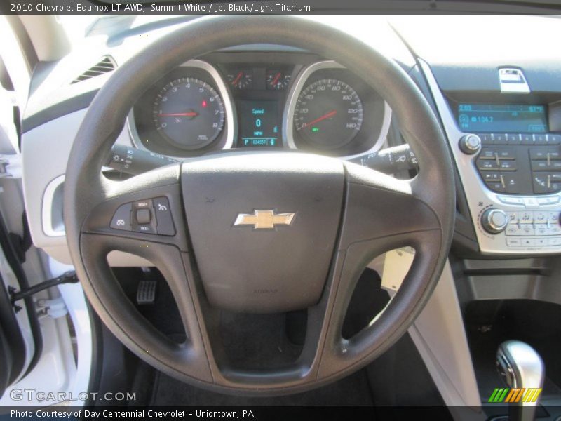 Summit White / Jet Black/Light Titanium 2010 Chevrolet Equinox LT AWD