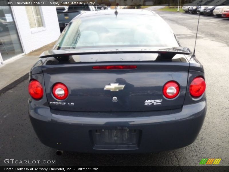 Slate Metallic / Gray 2009 Chevrolet Cobalt LS Coupe