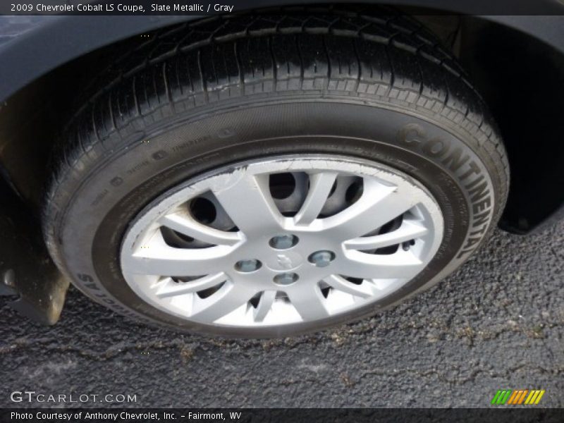 Slate Metallic / Gray 2009 Chevrolet Cobalt LS Coupe