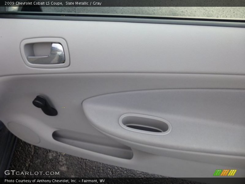 Slate Metallic / Gray 2009 Chevrolet Cobalt LS Coupe