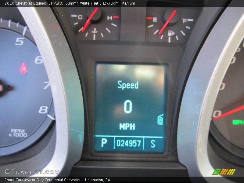 Summit White / Jet Black/Light Titanium 2010 Chevrolet Equinox LT AWD
