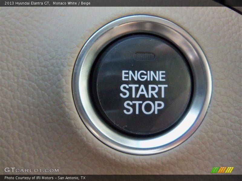 Monaco White / Beige 2013 Hyundai Elantra GT