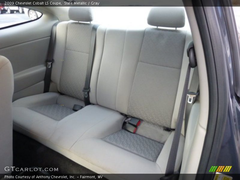 Rear Seat of 2009 Cobalt LS Coupe