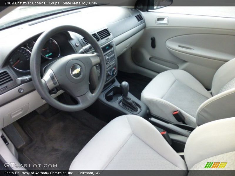 Gray Interior - 2009 Cobalt LS Coupe 