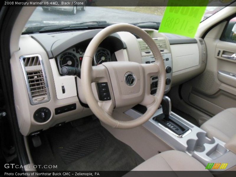 Black / Stone 2008 Mercury Mariner V6 4WD