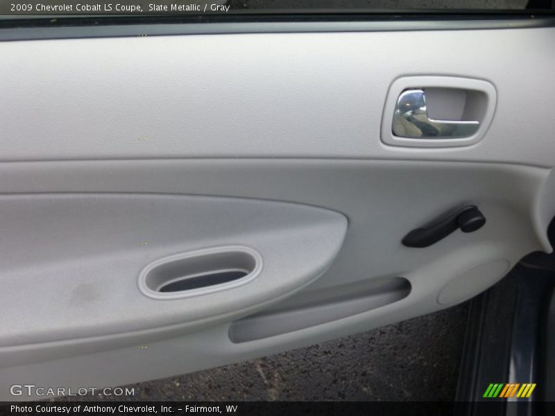 Slate Metallic / Gray 2009 Chevrolet Cobalt LS Coupe