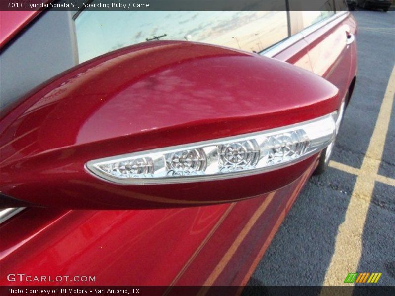 Sparkling Ruby / Camel 2013 Hyundai Sonata SE