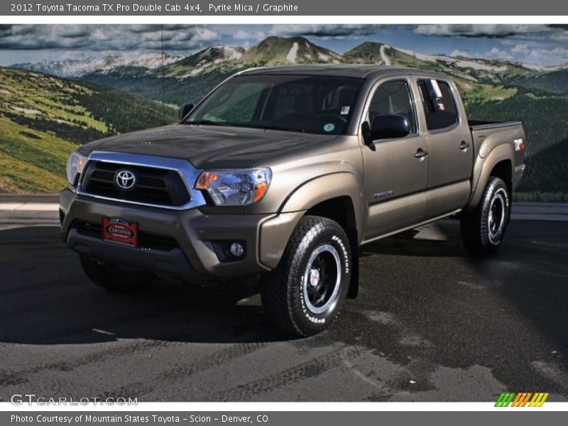 Pyrite Mica / Graphite 2012 Toyota Tacoma TX Pro Double Cab 4x4
