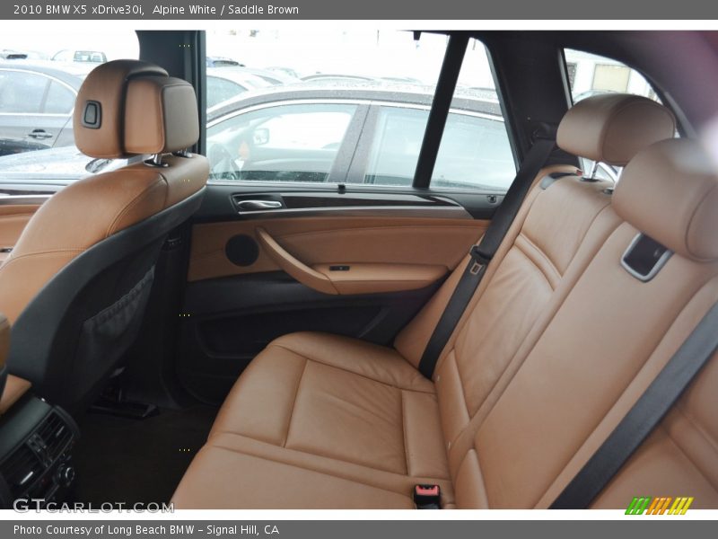 Alpine White / Saddle Brown 2010 BMW X5 xDrive30i
