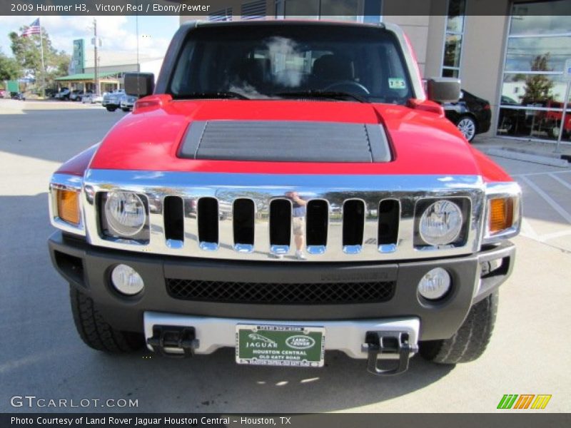 Victory Red / Ebony/Pewter 2009 Hummer H3