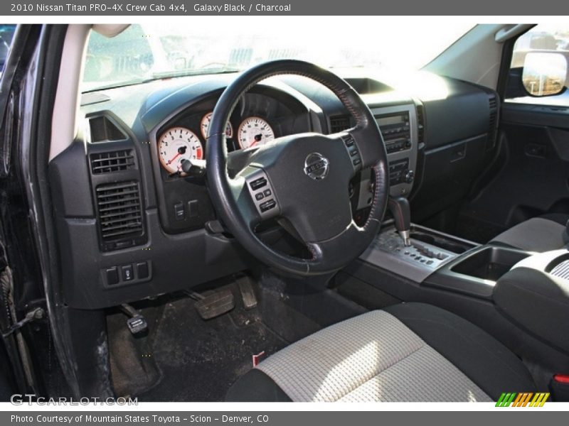 Galaxy Black / Charcoal 2010 Nissan Titan PRO-4X Crew Cab 4x4