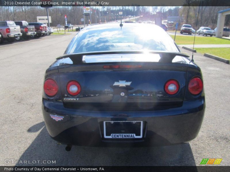 Imperial Blue Metallic / Gray 2010 Chevrolet Cobalt LS Coupe