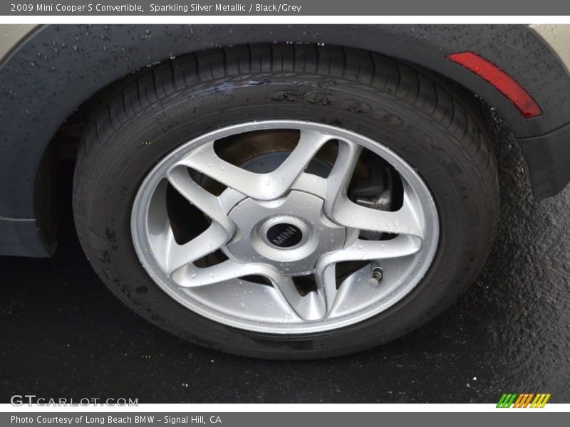 Sparkling Silver Metallic / Black/Grey 2009 Mini Cooper S Convertible