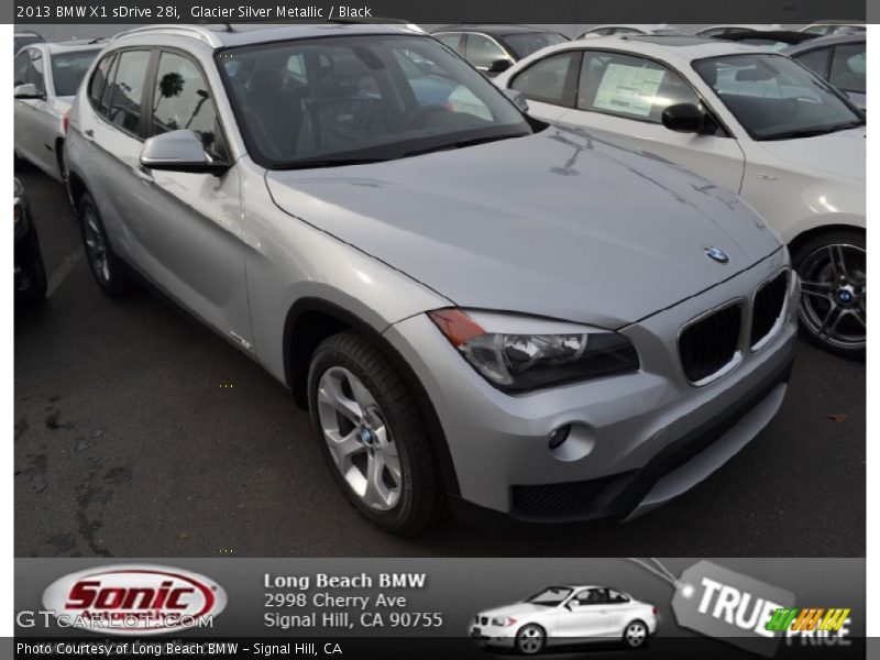 Glacier Silver Metallic / Black 2013 BMW X1 sDrive 28i