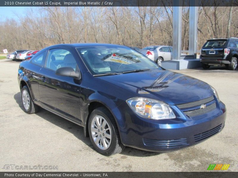 Imperial Blue Metallic / Gray 2010 Chevrolet Cobalt LS Coupe