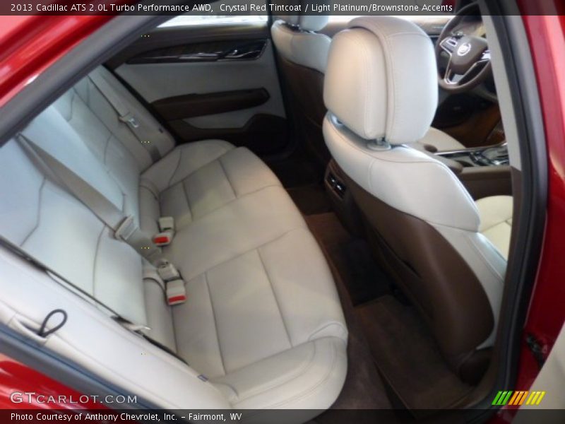 Rear Seat of 2013 ATS 2.0L Turbo Performance AWD
