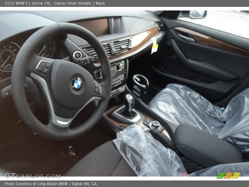 Glacier Silver Metallic / Black 2013 BMW X1 sDrive 28i