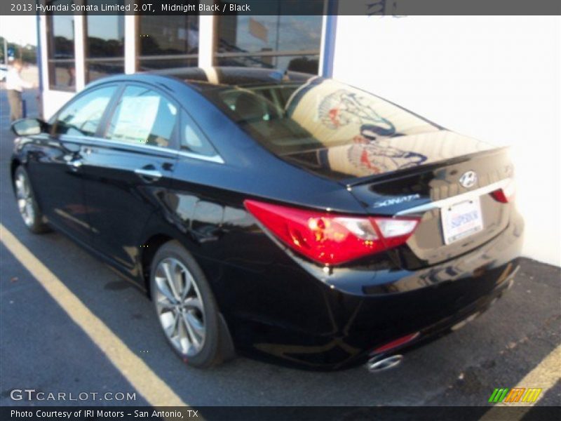 Midnight Black / Black 2013 Hyundai Sonata Limited 2.0T