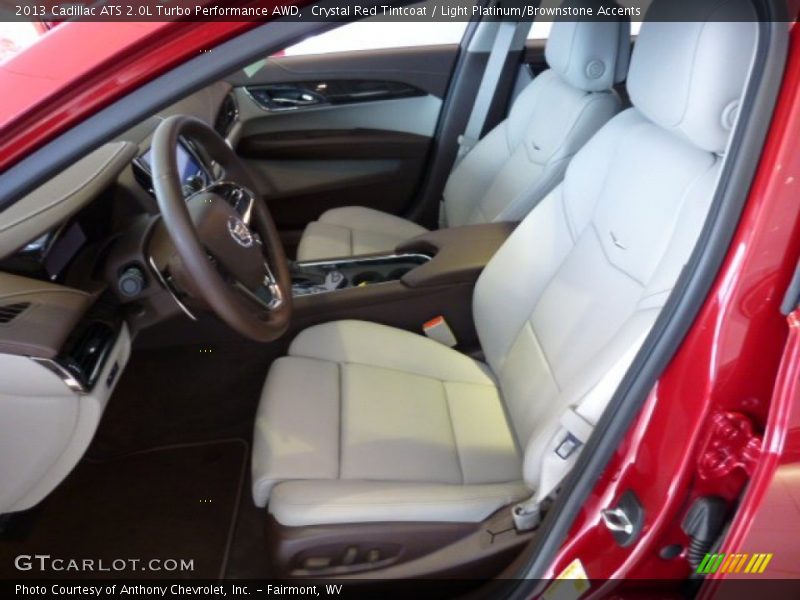 Front Seat of 2013 ATS 2.0L Turbo Performance AWD