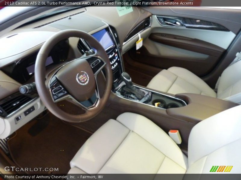 Light Platinum/Brownstone Accents Interior - 2013 ATS 2.0L Turbo Performance AWD 