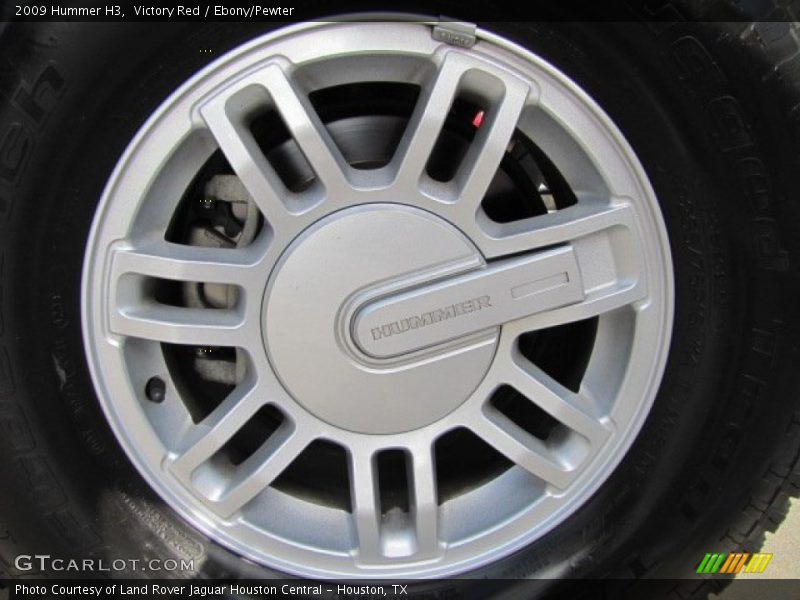 Victory Red / Ebony/Pewter 2009 Hummer H3