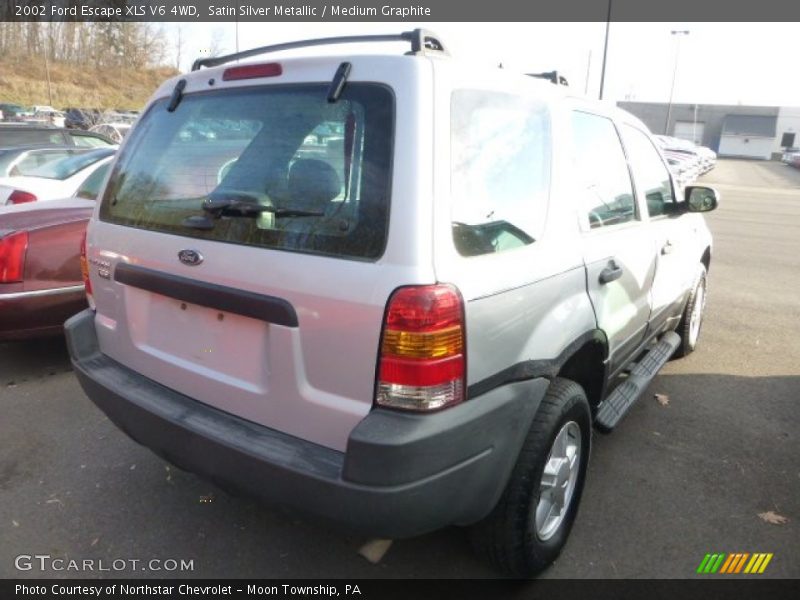 Satin Silver Metallic / Medium Graphite 2002 Ford Escape XLS V6 4WD