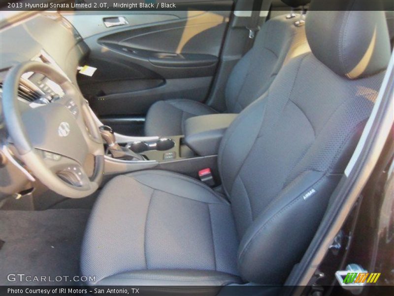 Midnight Black / Black 2013 Hyundai Sonata Limited 2.0T
